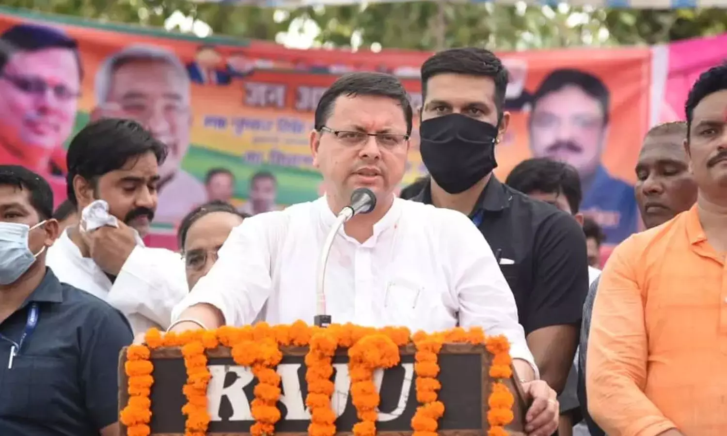 ഉത്തരാഖണ്ഡിൽ പുഷ്‌കർ സിങ് ധാമി മുഖ്യമന്ത്രിയായി  അധികാരമേറ്റു