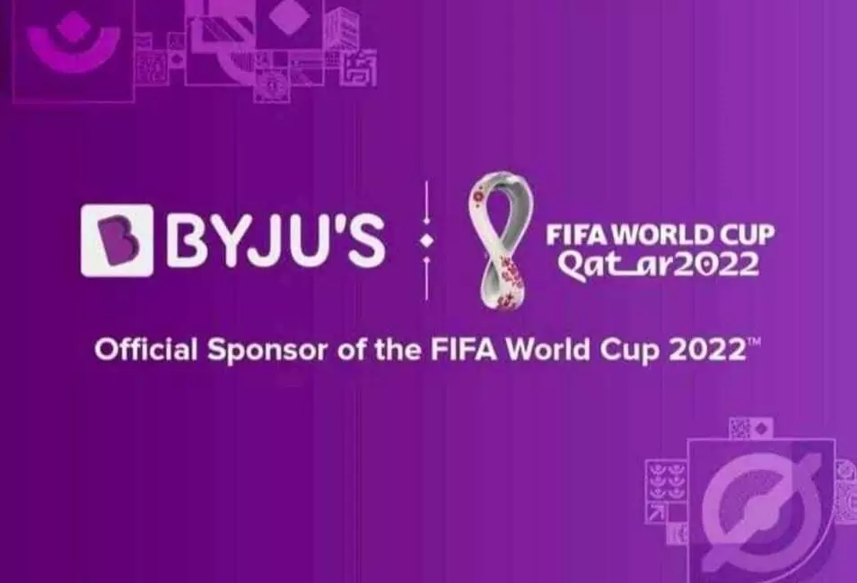ബൈജൂസ് ആപ് ഫിഫ ലോകകപ്പിന്റെ ഔദ്യോഗിക സ്‌പോണ്‍സറാകും