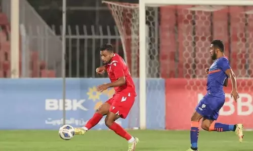 സൗഹൃദ ഫുട്‌ബോളിൽ ഇന്ത്യക്കെതിരെ ബഹ്‌റൈന് വിജയം