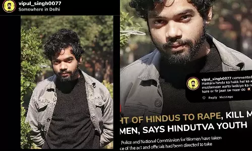 മുസ്‌ലിം സ്ത്രീയെ ബലാത്സംഗം ചെയ്യുന്നതും കൊല്ലുന്നതും ഹിന്ദുവിന്റെ അവകാശം; കേസെടുത്ത് ഡൽഹി പൊലീസ്