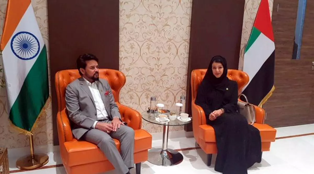 ഇന്ത്യയുടെ യഥാര്‍ത്ഥ ബ്രാന്‍ഡ് അംബാസഡര്‍മാര്‍   ദുബൈയിലെ ഇന്ത്യക്കാരെന്ന് വാര്‍ത്താവിതരണ മന്ത്രി