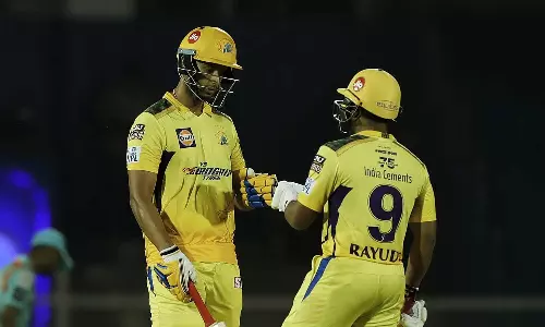 അടിച്ചുകളിച്ച് ചെന്നൈ: ലക്നൗവിന് ജയിക്കാൻ 211 റൺസ് അടിച്ചുകളിച്ച് ചെന്നൈ: ലക്നൗവിന് ജയിക്കാൻ 211 റൺസ്