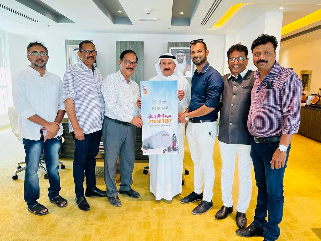 ഗ്രീന് വിങ്സ് ഷാര്ജ ഇഫ്താര് ടെന്റിന്റെ ബ്രോഷര് പ്രകാശനം ചെയ്തു ഗ്രീന് വിങ്സ് ഷാര്ജ ഇഫ്താര് ടെന്റിന്റെ ബ്രോഷര് പ്രകാശനം ചെയ്തു