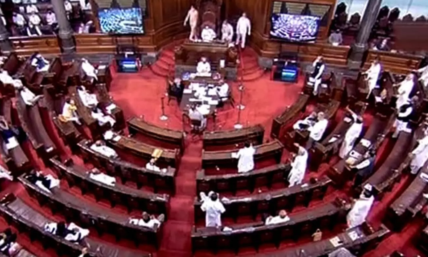 പാർലമെന്റിലെ പ്രതിഷേധം; രാജ്യസഭയിലെ മൂന്ന് എംപിമാർക്ക് കൂടി സസ്‌പെൻഷൻ