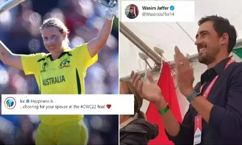 കലാശപ്പോരില് 170 റണ്സ്; ഹീലി പഴങ്കഥയാക്കിയത് ഗില്ക്രിസ്റ്റിന്റെ റെക്കോര്ഡ്, ഗ്യാലറിയില് പ്രിയതമന് മിച്ചല് സ്റ്റാര്ക്ക് കലാശപ്പോരില് 170 റണ്സ്; ഹീലി പഴങ്കഥയാക്കിയത് ഗില്ക്രിസ്റ്റിന്റെ റെക്കോര്ഡ്, ഗ്യാലറിയില് പ്രിയതമന് മിച്ചല് സ്റ്റാര്ക്ക്