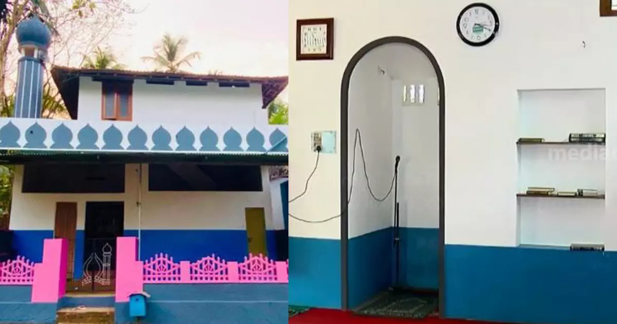 നിസ്കാരപള്ളി കളറാക്കി സൂര്യനാരായണൻ; ഇത് വറ്റല്ലൂരിന്റെ നന്മ നിസ്കാരപള്ളി കളറാക്കി സൂര്യനാരായണൻ; ഇത് വറ്റല്ലൂരിന്റെ നന്മ