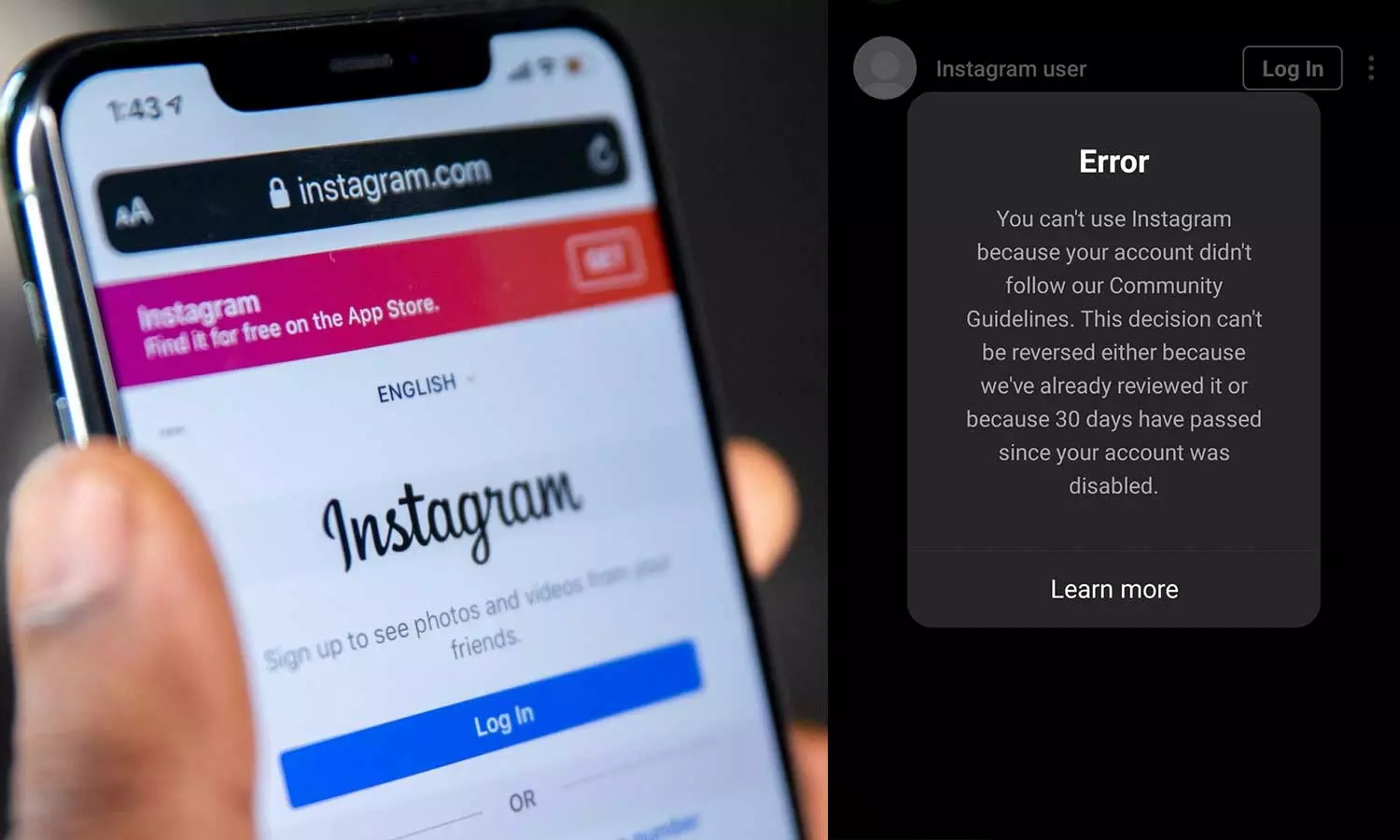 അക്കൗണ്ടുകൾ പെട്ടെന്ന് അപ്രത്യക്ഷമാകുന്നു; ഇൻസ്റ്റഗ്രാമിന് ഇതെന്ത് പറ്റി ? അക്കൗണ്ടുകൾ പെട്ടെന്ന് അപ്രത്യക്ഷമാകുന്നു; ഇൻസ്റ്റഗ്രാമിന് ഇതെന്ത് പറ്റി ?