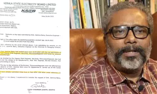 ചെയർമാന്റെ വാദങ്ങൾ തെറ്റ്; ജാസ്മിൻ ബാനുവിന്റെ അവധി നിയമാനുസൃതമെന്ന് രേഖകൾ