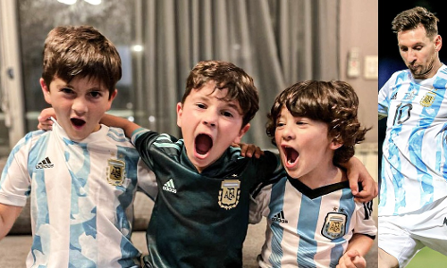 കുട്ടികൾ ജയിക്കട്ടെ...; മക്കൾക്കൊപ്പം മെസ്സി പന്തു തട്ടുന്ന വീഡിയോ പങ്കുവെച്ച് ഭാര്യ