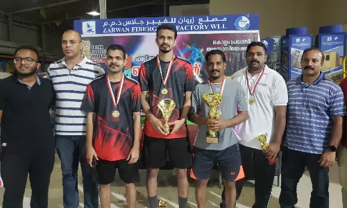 കൊല്ലം പ്രവാസി അസോസിയേഷന്‍   ഹമദ് ടൗണ്‍ ഏരിയ ബാഡ്മിന്റെന്‍ ടൂര്‍ണമെന്റ് സംഘടിപ്പിച്ചു