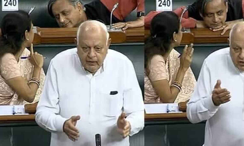 അവിടെ യുദ്ധം, ഇവിടെ ചാറ്റ്; പാർലമെന്റിലെ തരൂർ-സുപ്രിയ സംസാരം വൈറൽ- Video