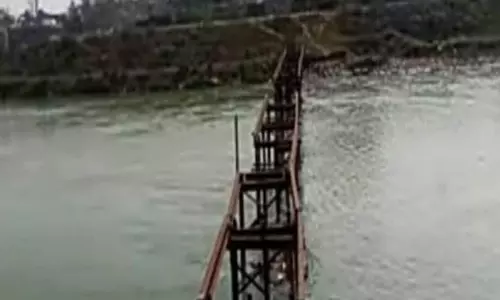 ജലസേചന വകുപ്പ് ഉദ്യോഗസ്ഥരെന്ന വ്യാജേനയെത്തി പട്ടാപ്പകല്‍ 60 അടി നീളമുള്ള ഇരുമ്പ് പാലം മോഷ്ടിച്ചു