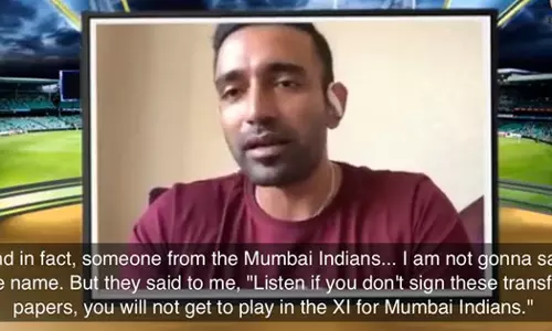 ട്രാൻസ്ഫർ പേപ്പറിൽ ഒപ്പിട്ടില്ലെങ്കിൽ പ്ലെയിങ് ഇലവനിൽ ഉൾപ്പെടുത്തില്ലെന്ന് ഭീഷണിപ്പെടുത്തി; മുംബൈക്കെതിരേ ഗുരുതര ആരോപണവുമായി റോബിൻ ഉത്തപ്പ