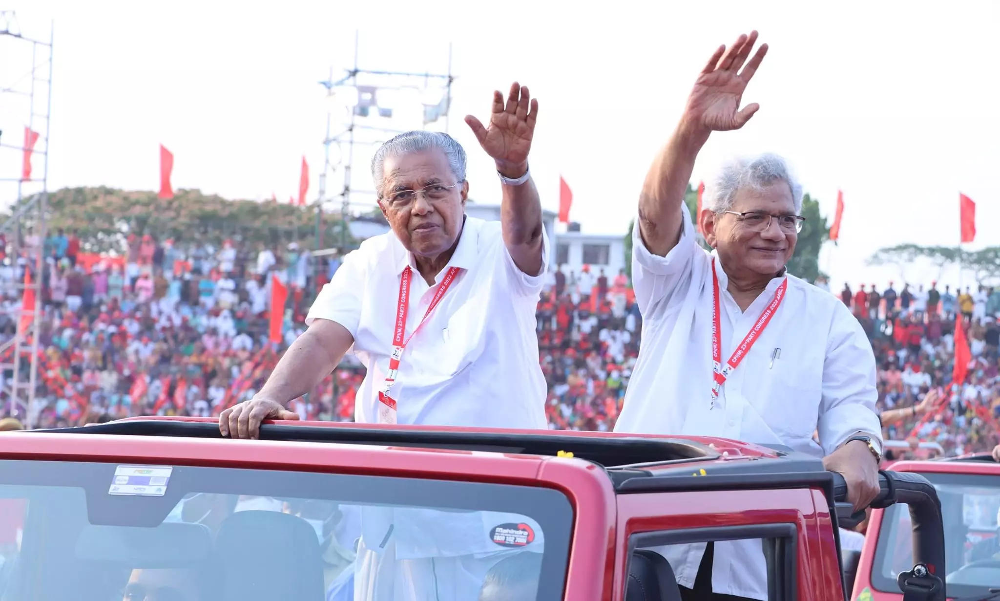 കണ്ണൂരിനെ ചെങ്കടലാക്കി പാർട്ടി കോൺഗ്രസിന് സമാപനം കണ്ണൂരിനെ ചെങ്കടലാക്കി പാർട്ടി കോൺഗ്രസിന് സമാപനം