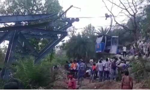 ജാർഖണ്ഡിൽ റോപ്പ്‍വേയിൽ കേബിൾ കാറുകൾ കൂട്ടിയിടിച്ച് 10 പേർക്ക് പരിക്ക്