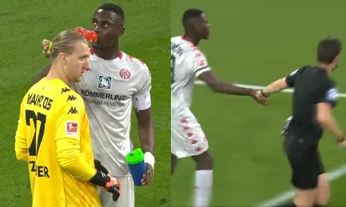 ബാങ്കു കൊടുത്തു; ബുണ്ടസ്‌ ലീഗയിൽ നോമ്പു തുറക്കാനായി കളി നിർത്തി - വീഡിയോ