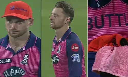 കളിക്കിടെ ഓറഞ്ച് ക്യാപ്പ് ഊരി മാറ്റി ബട്‌ലർ; കാരണം കേട്ട് കയ്യടിച്ച് ക്രിക്കറ്റ് ലോകം