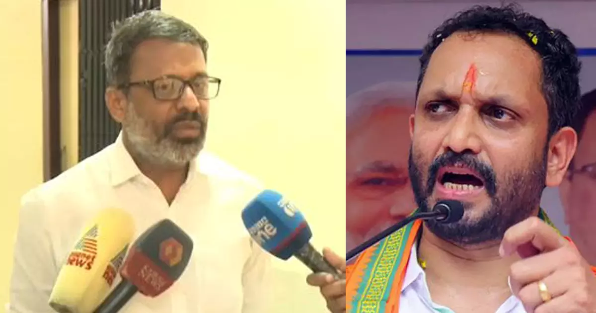 സുബൈറിന്റെ കൊലപാതകം സുരേന്ദ്രൻ പാലക്കാട് വന്നതിന് പിന്നാലെ; സി.പി.എം