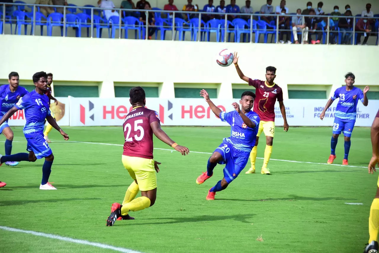 ഗോള്‍മഴ; കര്‍ണാടക-ഒഡീഷ ആവേശപ്പോര് സമനിലയില്‍