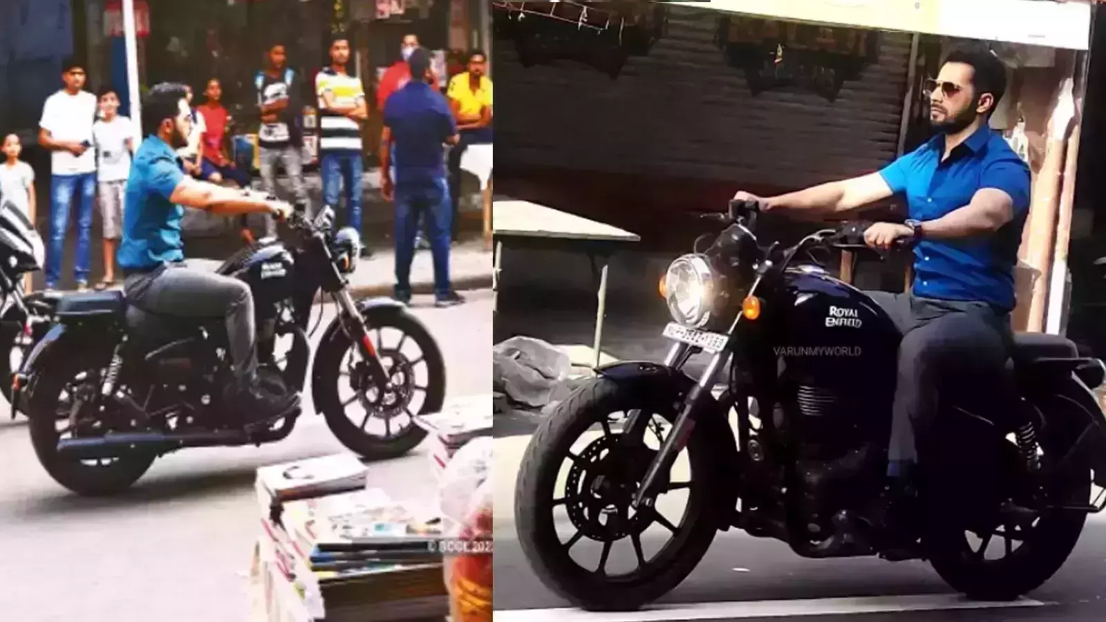 ഹെല്മെറ്റ് ധരിക്കാതെ ബൈക്ക് ഓടിച്ചു; വരുണ് ധവാനെതിരെ പൊലീസ് നടപടി ഹെല്മെറ്റ് ധരിക്കാതെ ബൈക്ക് ഓടിച്ചു; വരുണ് ധവാനെതിരെ പൊലീസ് നടപടി