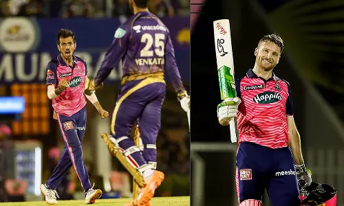 ബട്ലർ അടിച്ചെടുത്തു, ചഹൽ എറിഞ്ഞിട്ടു; കൊൽക്കത്തക്കെതിരെ രാജസ്ഥാന് ഏഴ് റൺസ് ജയം ബട്ലർ അടിച്ചെടുത്തു, ചഹൽ എറിഞ്ഞിട്ടു; കൊൽക്കത്തക്കെതിരെ രാജസ്ഥാന് ഏഴ് റൺസ് ജയം