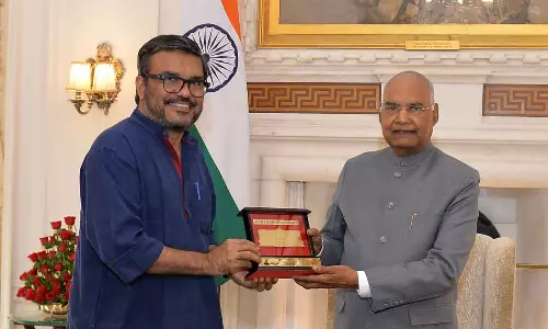 രാഷ്ട്രപതി രാംനാഥ് കോവിന്ദിനെ സന്ദർശിച്ച് സ്പീക്കർ എംബി രാജേഷ്