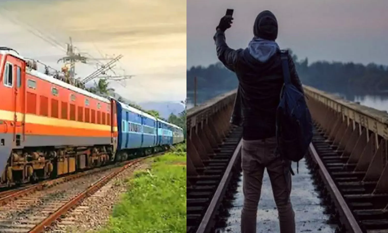 റെയിൽപ്പാളത്തിൽ നിന്ന് ഇനി സെൽഫിയെടുക്കേണ്ട;പിഴ ഈടാക്കുമെന്ന് റെയിൽവേ റെയിൽപ്പാളത്തിൽ നിന്ന് ഇനി സെൽഫിയെടുക്കേണ്ട;പിഴ ഈടാക്കുമെന്ന് റെയിൽവേ