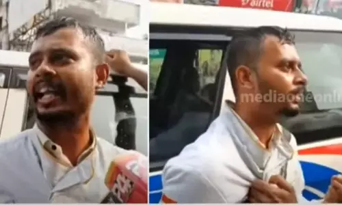 നാല് മാസം ശമ്പളം ലഭിച്ചില്ല ; പട്ടാപ്പകല്‍ നടുറോഡില്‍ യുവാവിന്‍റെ ആത്മഹത്യാശ്രമം