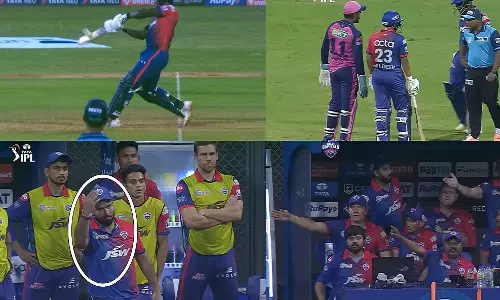 കേറിപ്പോര്.. ;  രോഷാകുലനായി റിഷഭ് പന്ത്, ഡല്‍ഹി-രാജസ്ഥാന്‍ മത്സരത്തിനിടെ നാടകീയ രംഗങ്ങള്‍