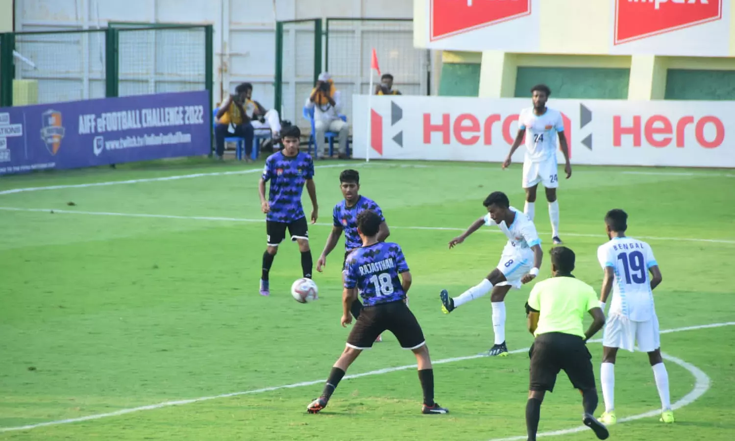 രാജസ്ഥാനെ തകർത്ത് ബംഗാൾ സന്തോഷ് ട്രോഫി സെമിയിൽ രാജസ്ഥാനെ തകർത്ത് ബംഗാൾ സന്തോഷ് ട്രോഫി സെമിയിൽ