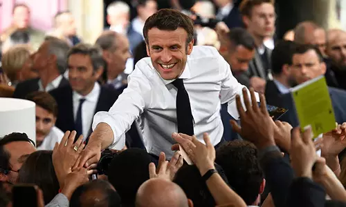 ഫ്രഞ്ച് പ്രസിഡന്റായി ഇമ്മാനുവൽ മാക്രോൺ തുടരും; കരസ്ഥമാക്കിയത് 58 ശതമാനം വോട്ടുകൾ