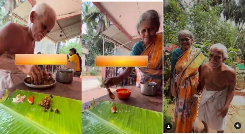 എത്ര കഴിച്ചാലും 50 രൂപ മാത്രം, ഒപ്പം മനസ് നിറയ്ക്കുന്ന ചിരിയും; ഭക്ഷണത്തിനൊപ്പം സ്നേഹം വിളമ്പി വൃദ്ധ ദമ്പതികള്‍