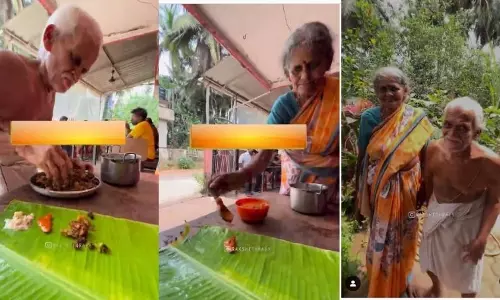 എത്ര കഴിച്ചാലും 50 രൂപ മാത്രം, ഒപ്പം മനസ് നിറയ്ക്കുന്ന ചിരിയും; ഭക്ഷണത്തിനൊപ്പം സ്നേഹം വിളമ്പി വൃദ്ധ ദമ്പതികള്‍