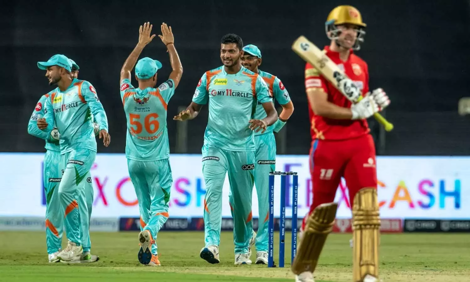 പഞ്ചാബിനെ എറിഞ്ഞുപിടിച്ച് സൂപ്പർജയന്റ്സ് പഞ്ചാബിനെ എറിഞ്ഞുപിടിച്ച് സൂപ്പർജയന്റ്സ്