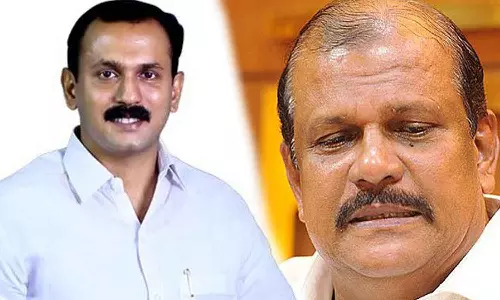 പി.സി ജോർജിന്റെ വിവാദ പ്രസംഗം; കൈകൂപ്പി മകൻ ഷോൺ ജോർജ്