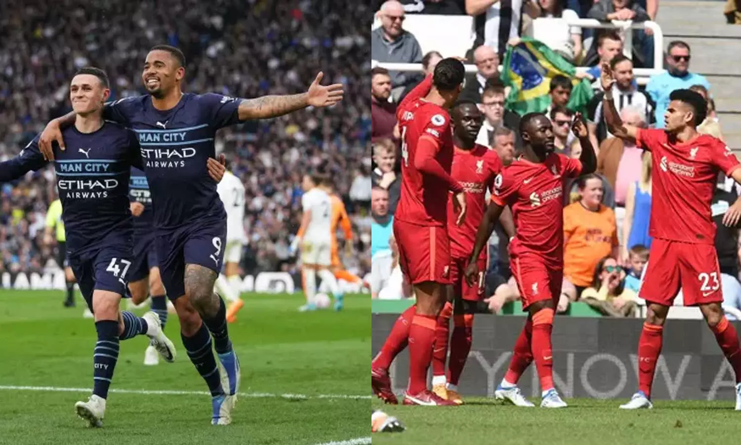 ഇംഗ്ലീഷ് പ്രീമിയർ ലീഗിൽ മാഞ്ചസ്റ്റർ സിറ്റിക്കും ലിവർപൂളിനും ജയം: പോയിന്റ് പട്ടികയില്‍ സിറ്റി തന്നെ മുന്നില്‍