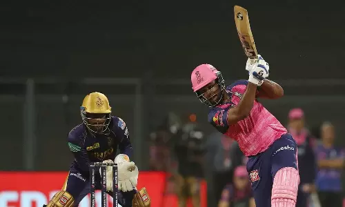 ബട്‌ലർ വീണു; സഞ്ജുവിന്റെ രക്ഷാപ്രവർത്തനം- കൊൽക്കത്തക്കെതിരെ രാജസ്ഥാന് പൊരുതാവുന്ന സ്‌കോർ