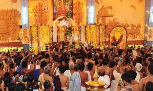 പൂരങ്ങളുടെ പൂരത്തിന് ഇന്ന് കൊടിയേറും; ആഘോഷനിറവില്‍ തൃശ്ശിവപ്പേരൂര്‍