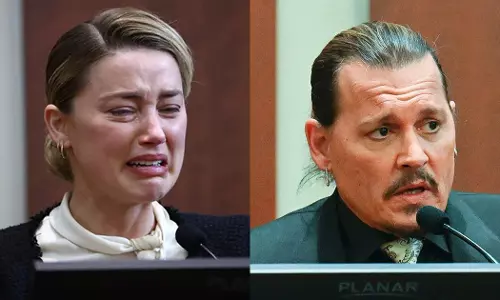 ഡെപ് വസ്ത്രം വലിച്ചുകീറി, അടിവയറ്റിൽ തൊഴിച്ചു; വിചാരണക്കിടെ പൊട്ടിക്കരഞ്ഞ് നടി അംബർ ഹേഡ്