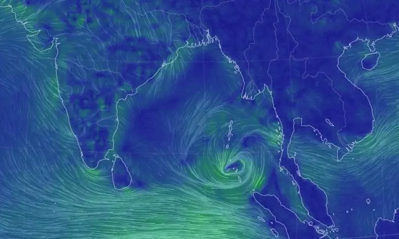 ബംഗാൾ ഉൾക്കടലിലെ ന്യൂനമർദം ശക്തി പ്രാപിച്ചു; ചുഴലിക്കാറ്റായി മാറാൻ സാധ്യത ബംഗാൾ ഉൾക്കടലിലെ ന്യൂനമർദം ശക്തി പ്രാപിച്ചു; ചുഴലിക്കാറ്റായി മാറാൻ സാധ്യത