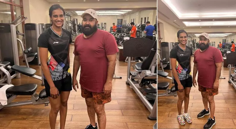 അടിക്കുറിപ്പിന്‍റെ ആവശ്യമില്ല; മോഹന്‍ലാലിനെ കണ്ട സന്തോഷം പങ്കുവച്ച് പി.വി സിന്ധു