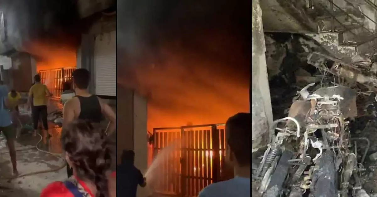 ഇന്‍ഡോറില്‍ ഇരുനില കെട്ടിടത്തില്‍ തീപിടിത്തം:  7 പേര്‍ വെന്തുമരിച്ചു