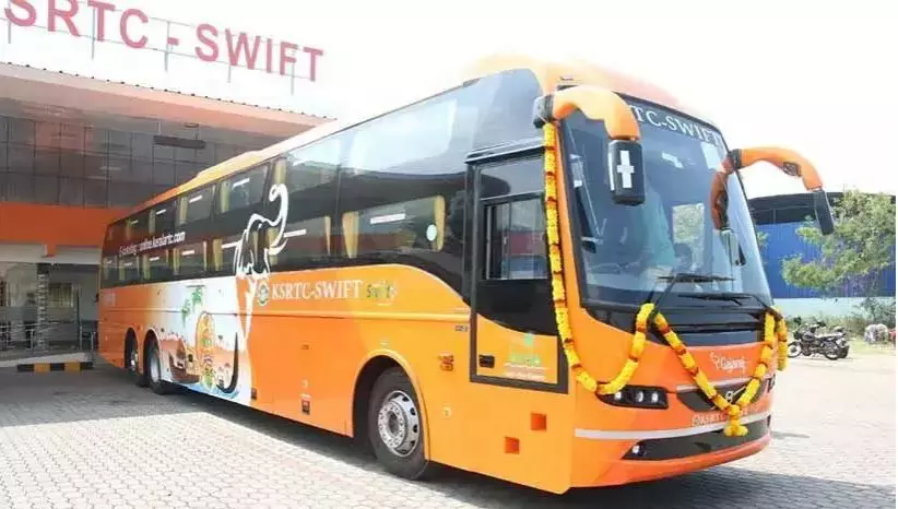 കെ - സ്വിഫ്റ്റിനെതിരായ എല്ലാ ഹരജികളും ഹൈക്കോടതി തള്ളി കെ - സ്വിഫ്റ്റിനെതിരായ എല്ലാ ഹരജികളും ഹൈക്കോടതി തള്ളി