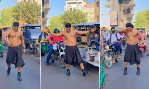 നടുറോഡിൽ അഴിഞ്ഞാട്ടം; സൽമാൻ ഖാന്റെ അപരൻ അറസ്റ്റിൽ