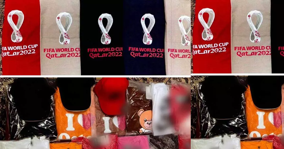 ഫിഫ ലോകകപ്പിന്റെ അനധികൃത ടീഷർട്ടുകൾ വിറ്റു; അഞ്ച് പേർ ഖത്തറിൽ അറസ്റ്റിൽ