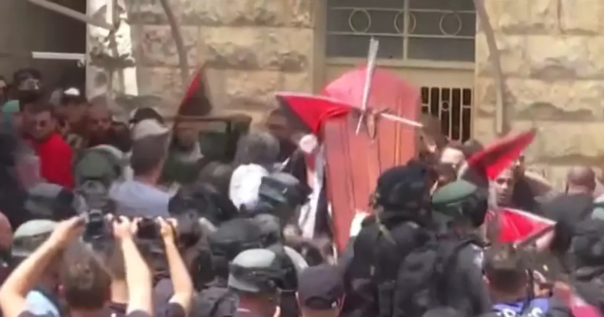 വളരെ ദുഃഖകരം; മാധ്യമപ്രവർത്തകയുടെ വിലാപയാത്രക്കെതിരെയുള്ള ഇസ്രായേൽ അതിക്രമത്തിനെതിരെ യു.എസ് വളരെ ദുഃഖകരം; മാധ്യമപ്രവർത്തകയുടെ വിലാപയാത്രക്കെതിരെയുള്ള ഇസ്രായേൽ അതിക്രമത്തിനെതിരെ യു.എസ്