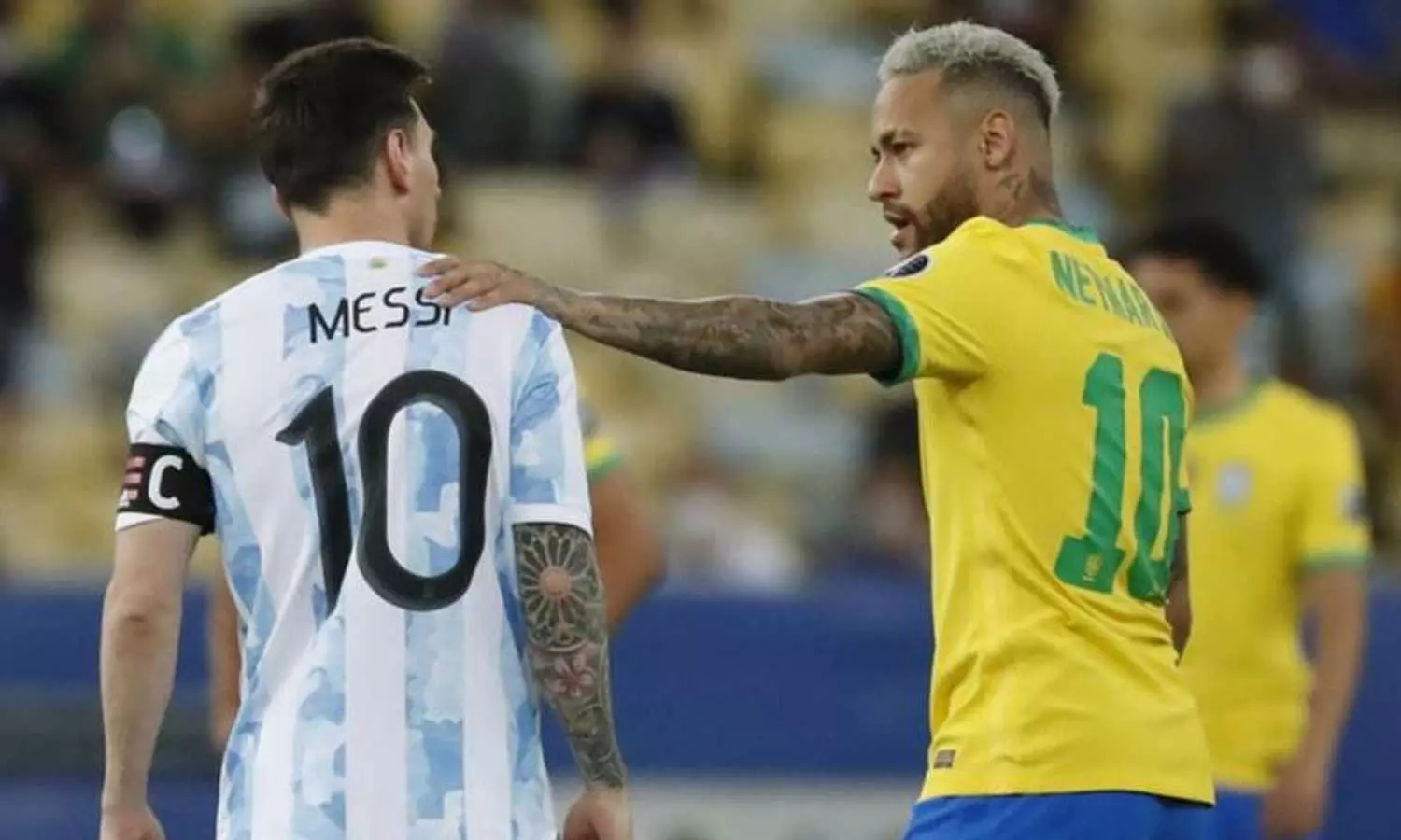 മെൽബണിൽ നടത്താനിരുന്ന അർജന്റീന - ബ്രസീൽ സൗഹൃദ മത്സരം റദ്ദാക്കി മെൽബണിൽ നടത്താനിരുന്ന അർജന്റീന - ബ്രസീൽ സൗഹൃദ മത്സരം റദ്ദാക്കി