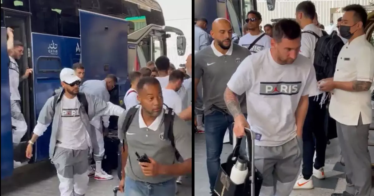 താരരാജാക്കന്മാരുമായി ഫ്രഞ്ച് ചാമ്പ്യന്മാരായ പിഎസ്‍ജി ടീം ഖത്തറില്‍