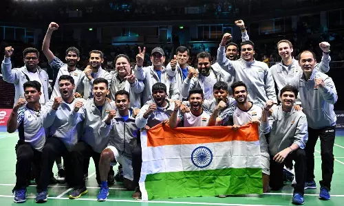 തോമസ് കപ്പില്‍ ഇന്ത്യന്‍ ചരിതം; കന്നിക്കിരീടം