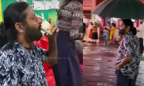 വേഷം മാറി പൂരം കാണാൻ വന്ന ബോചെ; കയ്യോടെ പിടിച്ച് ആരാധകർ